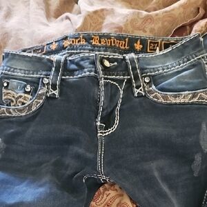 Rock Revival Blue Skinny Jeans